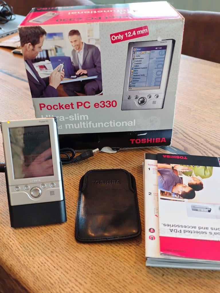 Toshiba Pocket PC e330 - Ultra-slim en multifunctioneel, Telecommunicatie, Pda's, Ophalen of Verzenden