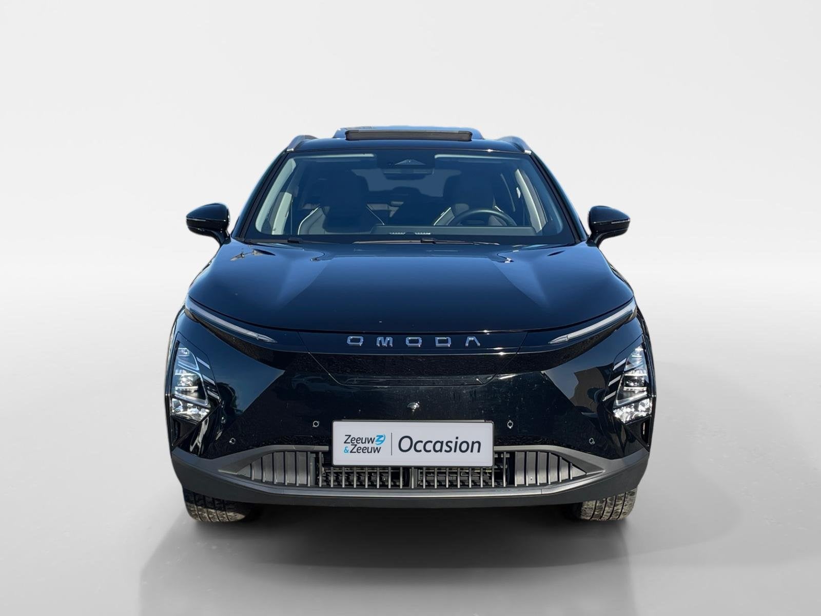 Omoda 5 EV Premium 61 kWh *Navi*360Camera*Schuif/kanteldak*A, Auto's, Dealer onderhouden, Zwart, Origineel Nederlands, 61 kWh