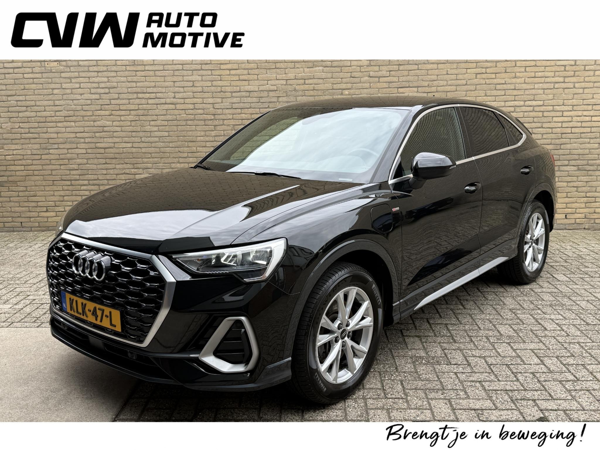 Audi Q3 Sportback 45 TFSI e S Line | Sportstoelen | Half led, Auto's, Audi, Sound system, Gebruikt, Zwart, Hybride Elektrisch/Benzine