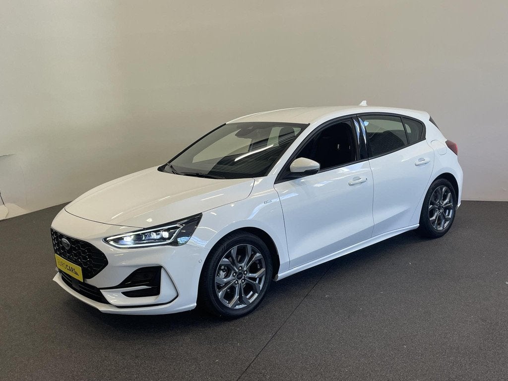 Ford Focus 1.0 Focus 125 PK HB ST-Line Automaat Navigatie Cl, Auto's, Gebruikt, Euro 6, 1337 kg, Wit