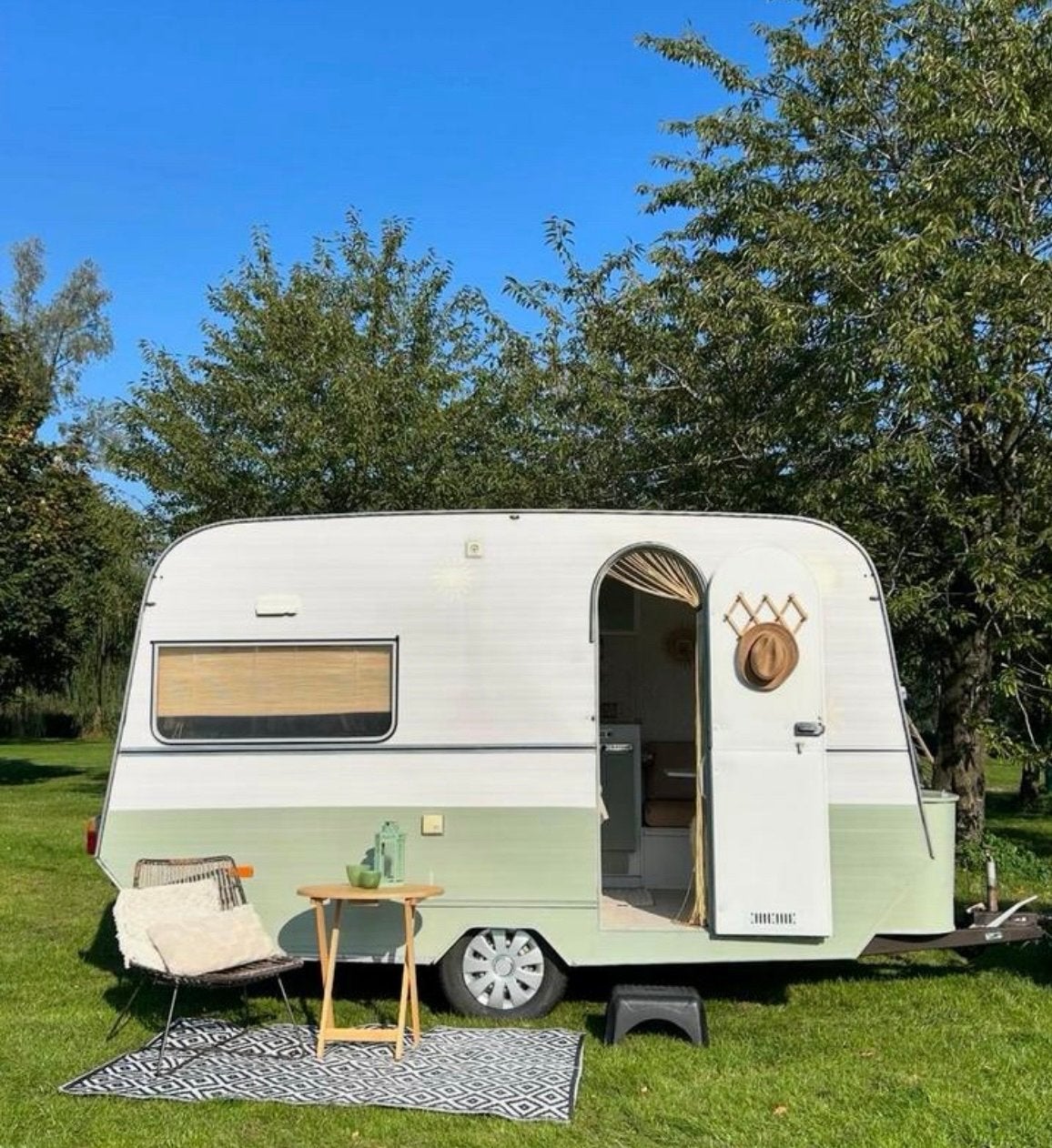 Vintage Kip Caravan - Lichtgewicht, retro, gepimpt!, Caravans en Kamperen, Particulier, 500 - 750 kg, Kip