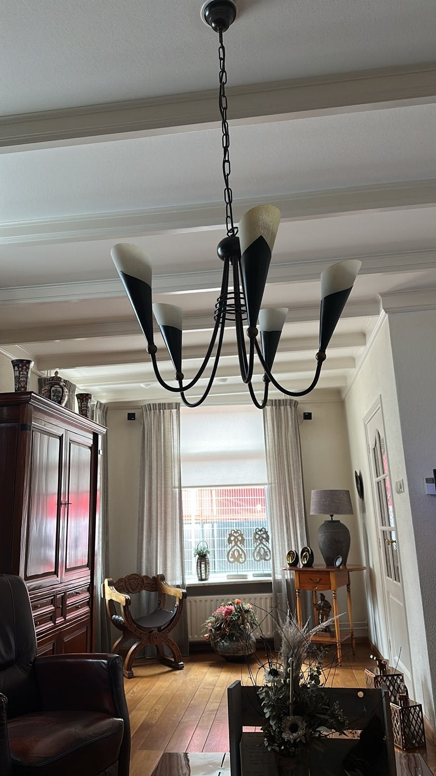 Antieke Hanglamp, Ophalen