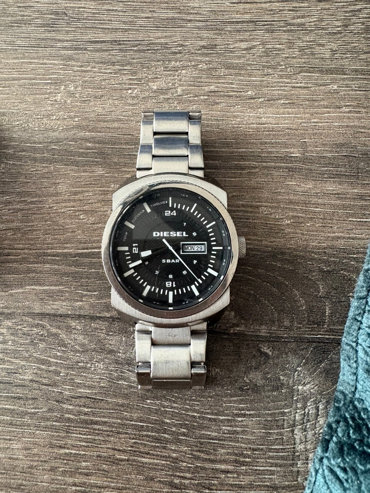 Diesel horloge, Ophalen of Verzenden, Zo goed als nieuw, Staal, Overige merken