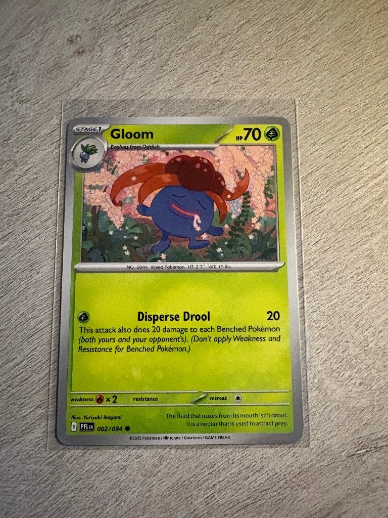 Gloom 002/094 Phantasmal Flames - Pokémon Kaart, Ophalen of Verzenden, Nieuw, Losse kaart