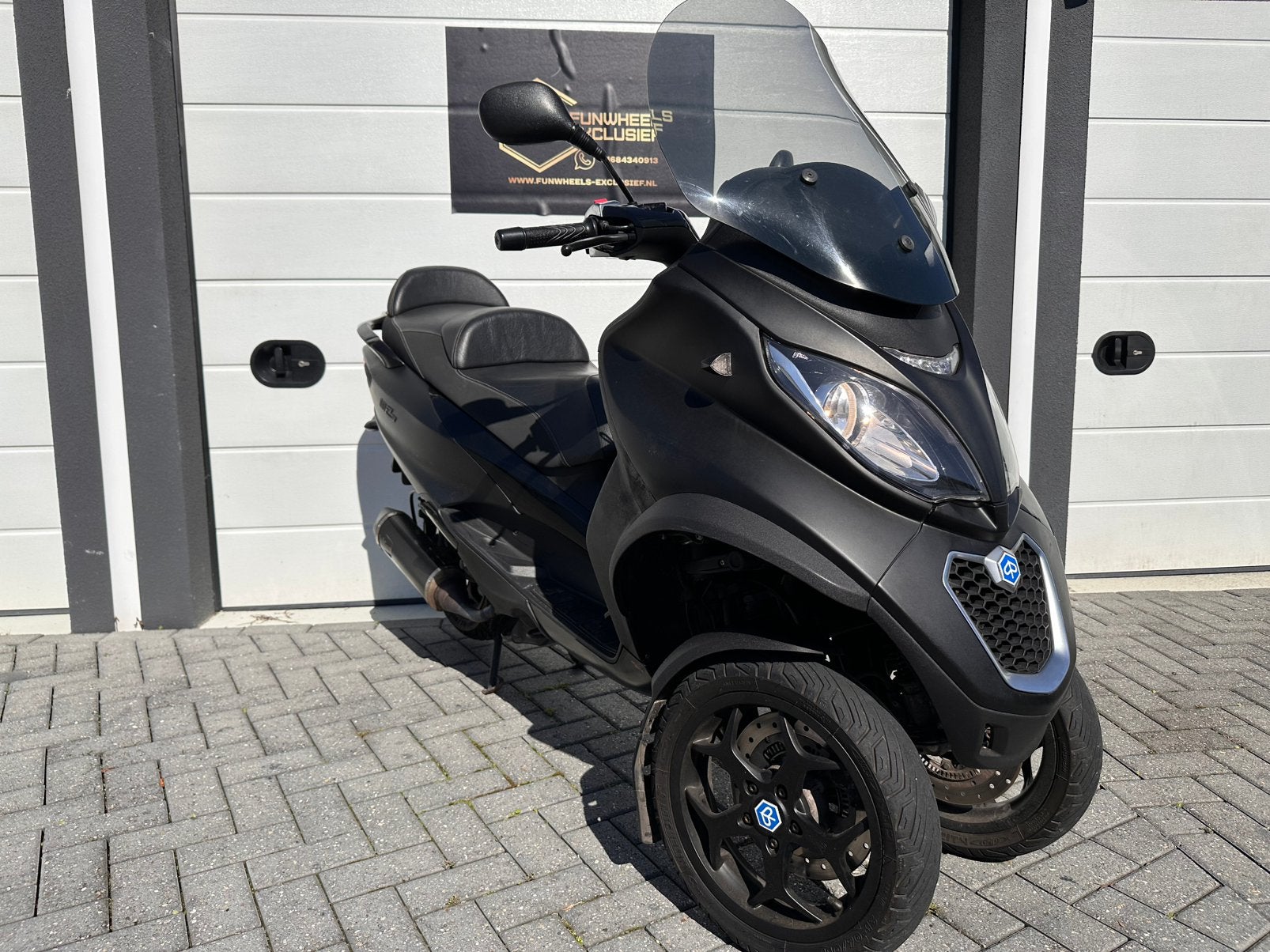 Piaggio MP3 300 Sport Autorijbewijs B | Leovince ABS/ASR, Motoren, Scooter, ABS, Automaat, 278 cc