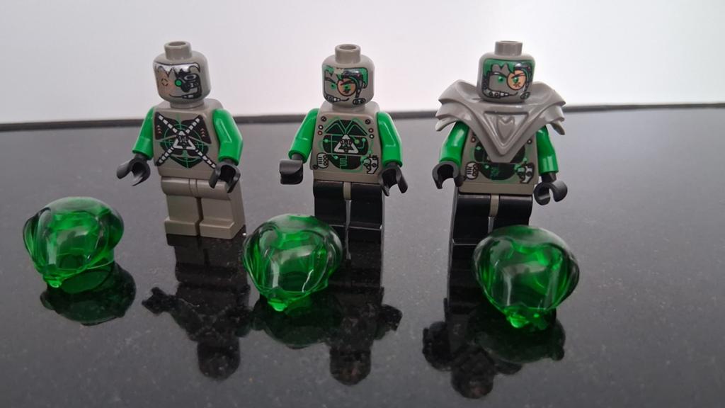 Vintage Lego Alien Conquest Minifiguren - Set van 3, Gebruikt, Overige thema's, Lego, Ophalen of Verzenden