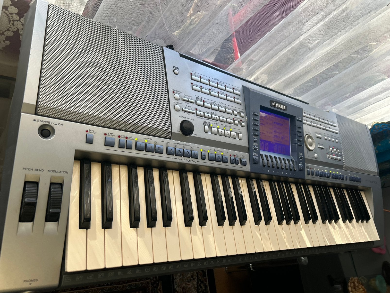 Yamaha psr 1500, Muziek en Instrumenten, Ophalen of Verzenden, Zo goed als nieuw, 61 toetsen, Yamaha