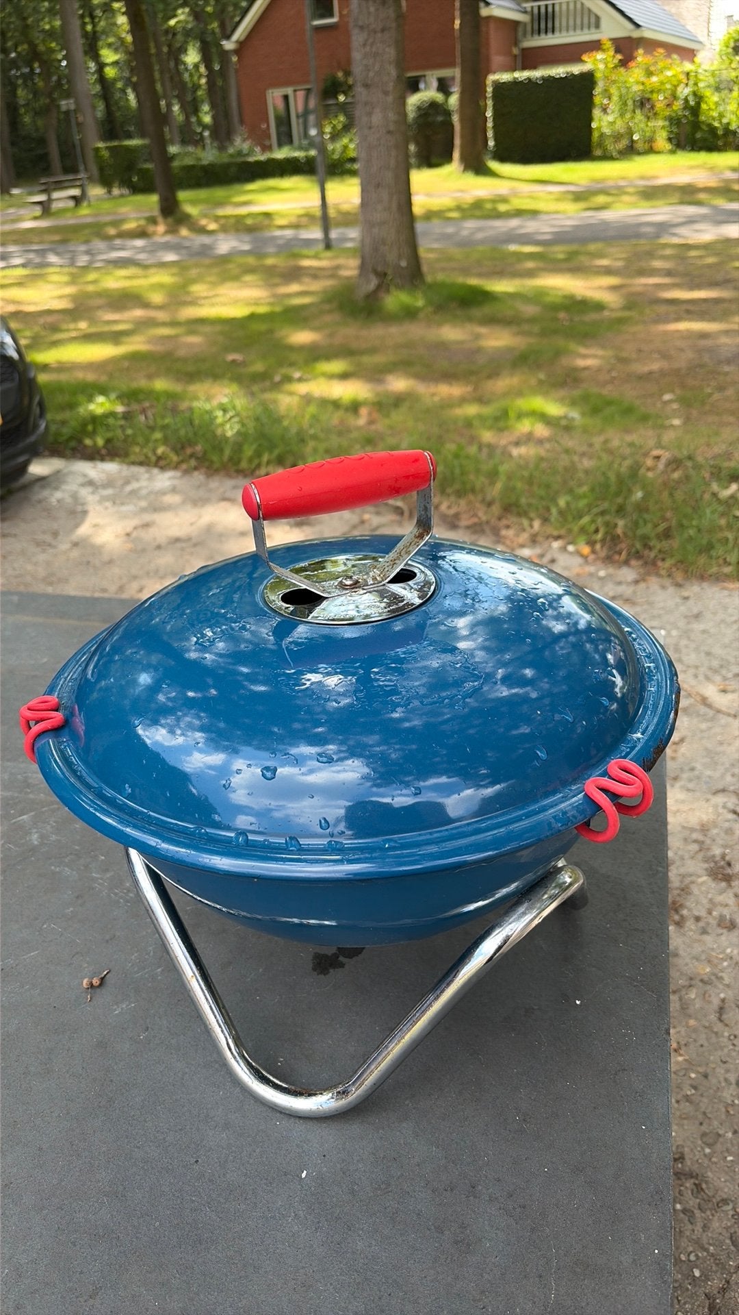 Bodum picknick barbecue, Ophalen, Gebruikt