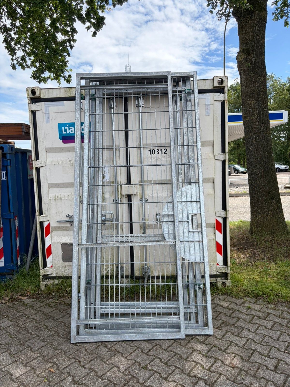 Deuren voor hek of hok, Tuin en Terras, Ophalen, Zo goed als nieuw, IJzer