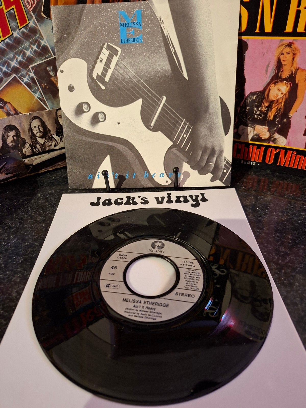 Melissa Etheridge - Ain't It Heavy 7 inch vinyl single 1992, 7 inch, Ophalen of Verzenden, Overige typen, Fotohoes