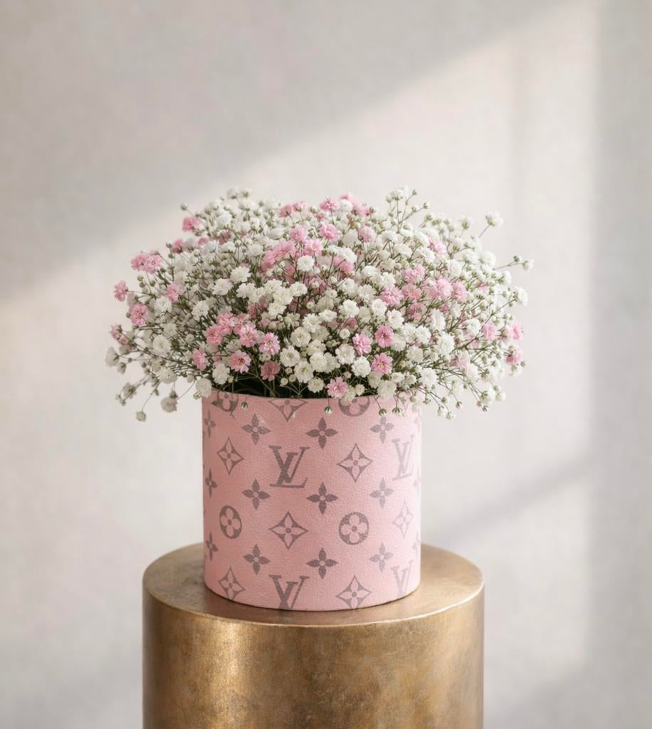Flowerbox moederdag bloemstuk, Ophalen of Verzenden, Zo goed als nieuw