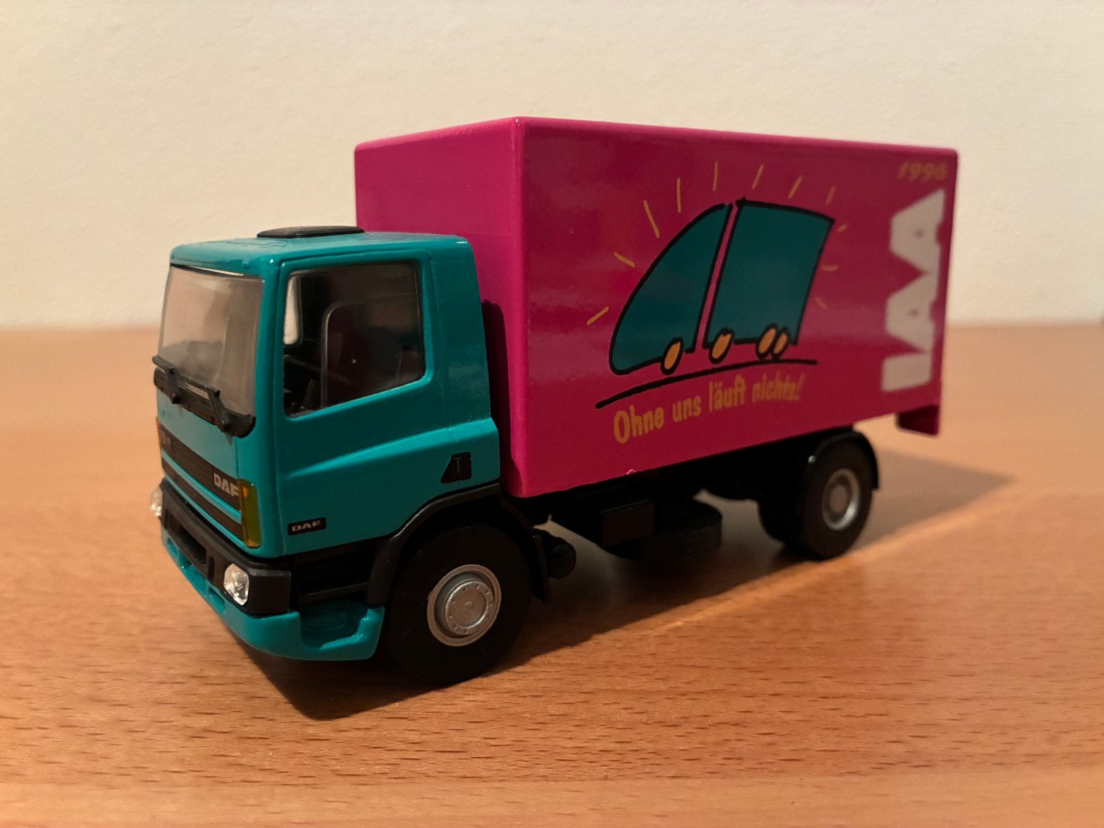 Lion Toys DAF CF75 bakwagen uitv. IAA 1996, Ophalen of Verzenden, Zo goed als nieuw, Bus of Vrachtwagen, Lion Toys