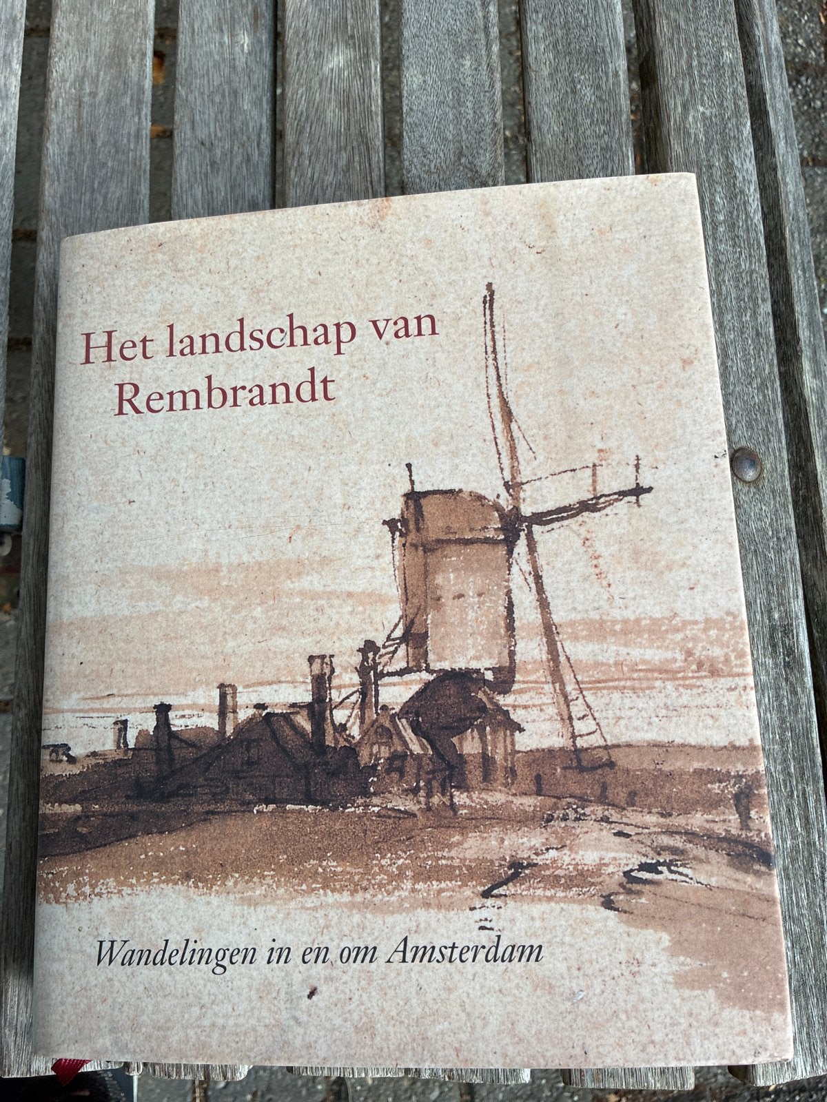 Het landschap van Rembrandt - Wandelingen in en om Amsterdam, Boeken, Ophalen of Verzenden, Zo goed als nieuw, Overige onderwerpen