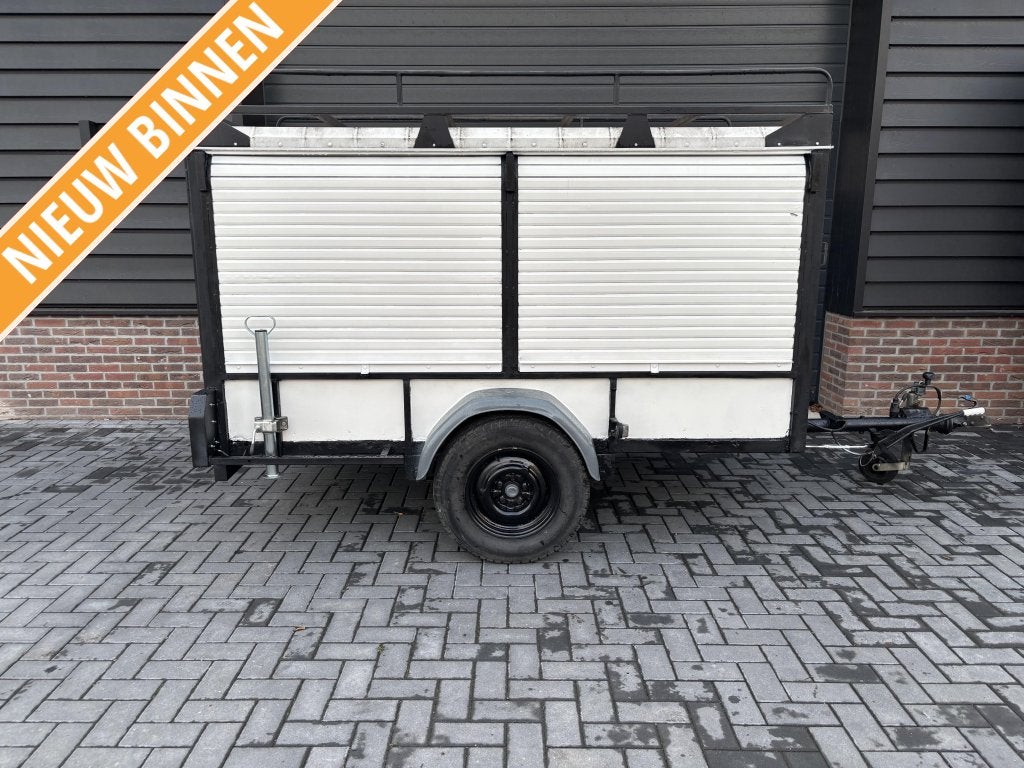 Gesloten aanhanger aanhangwagen enkelasser bakwagen, Auto diversen, Gebruikt