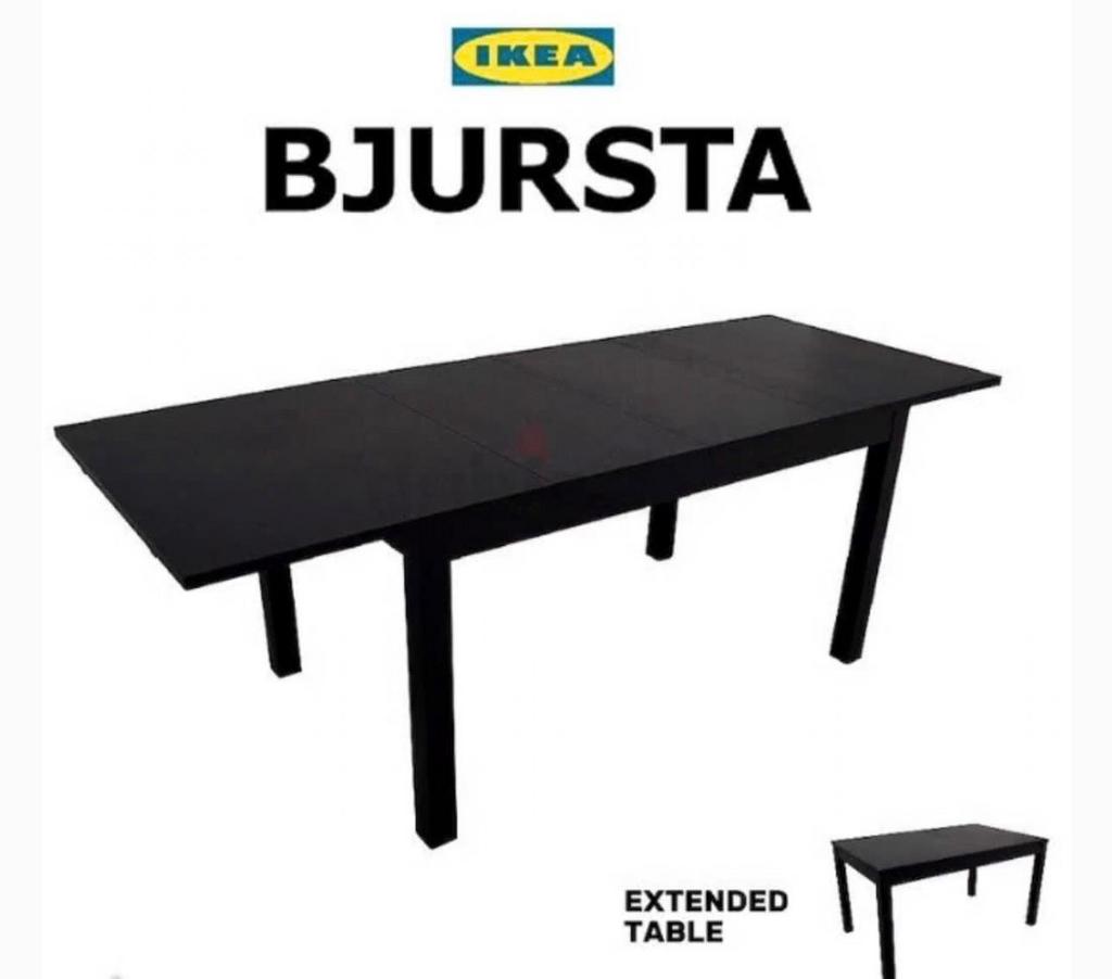 Ikea uitschuiftafel 175-259x95 cm, beuken fineer, Ophalen, Gebruikt