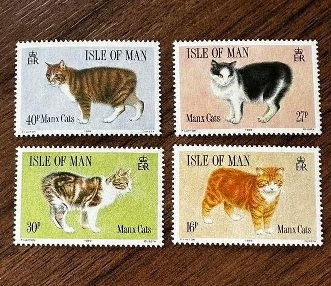 Isle of Man postzegels 1989 - Manx katten postfris), Ophalen of Verzenden, Postfris