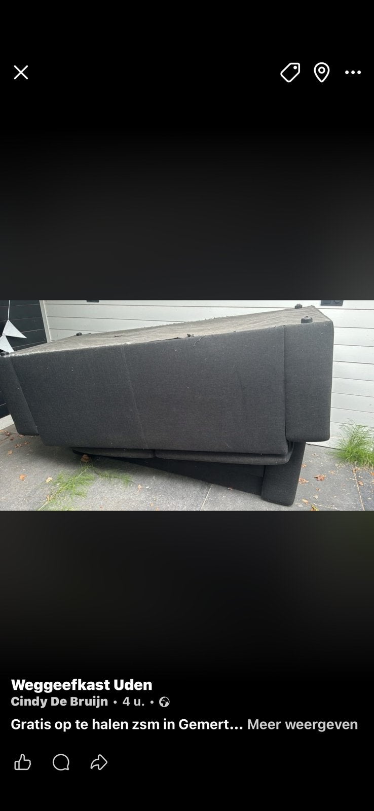 Gratis ophalen in gemert, Ophalen, 75 tot 100 cm, Zo goed als nieuw, Minder dan 150 cm