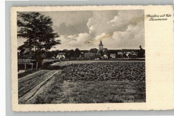 Ede Panorama van het kleine dorp St 1937 uitg Holland