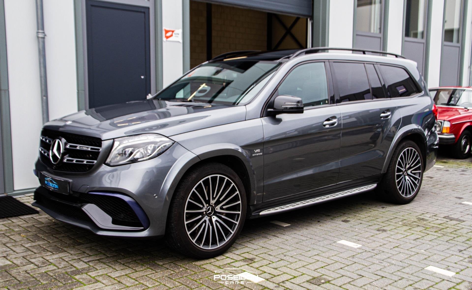 Mercedes-Benz GLS 63 AMG 4MATIC PANO | 7 ZITS | LUCHTVERING, Auto's, Mercedes-Benz, 5461 cc, Parkeerassistent, 7 stoelen, Leder
