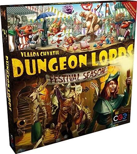 Dungeon Lords: Festival Season (ENG) - uitbreiding nieuw, Praag, Czech Games Edition, Czech Games Edition, Nieuw