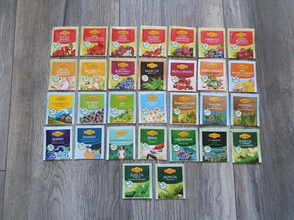 Lege theezakjes – 1001 CVET – 30 stuks, Ophalen of Verzenden, Theezakje(s)