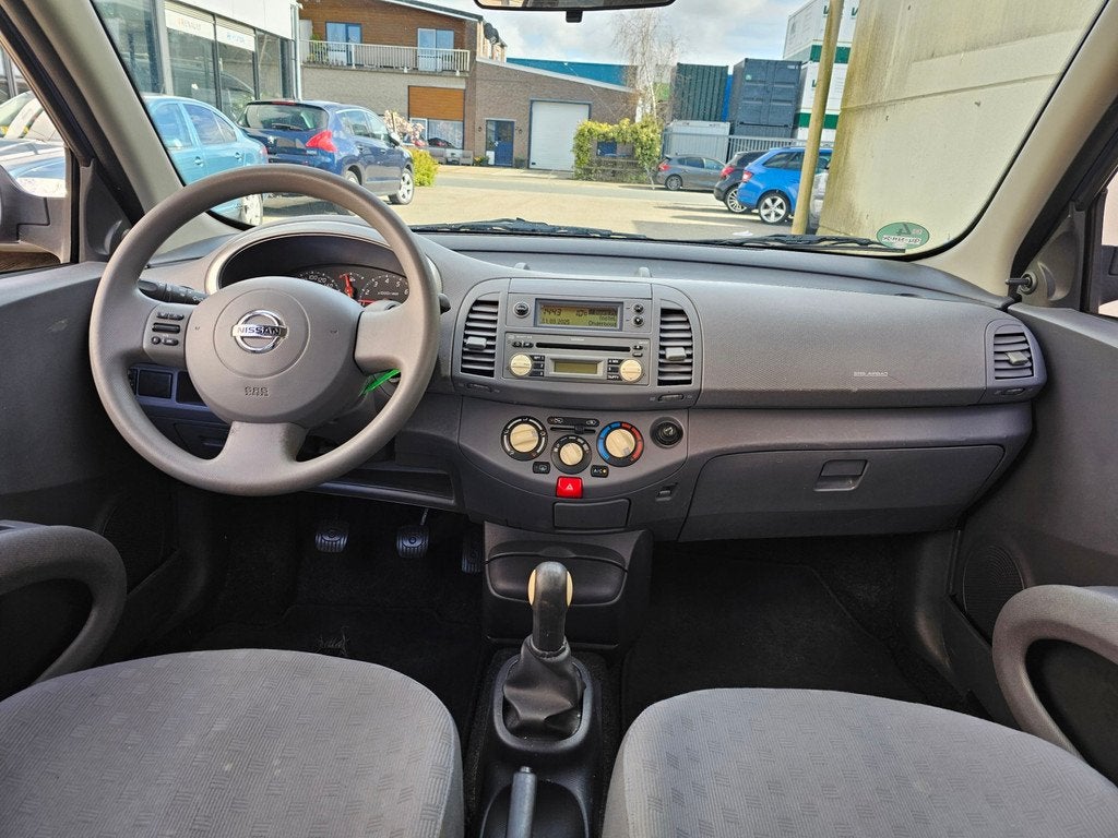 Nissan Micra 1.2 Visia|2e eig|Airco|El.Ramen|NAP|APK, Auto's, Nissan, Voorwielaandrijving, Stof, Gebruikt, 31 €/maand
