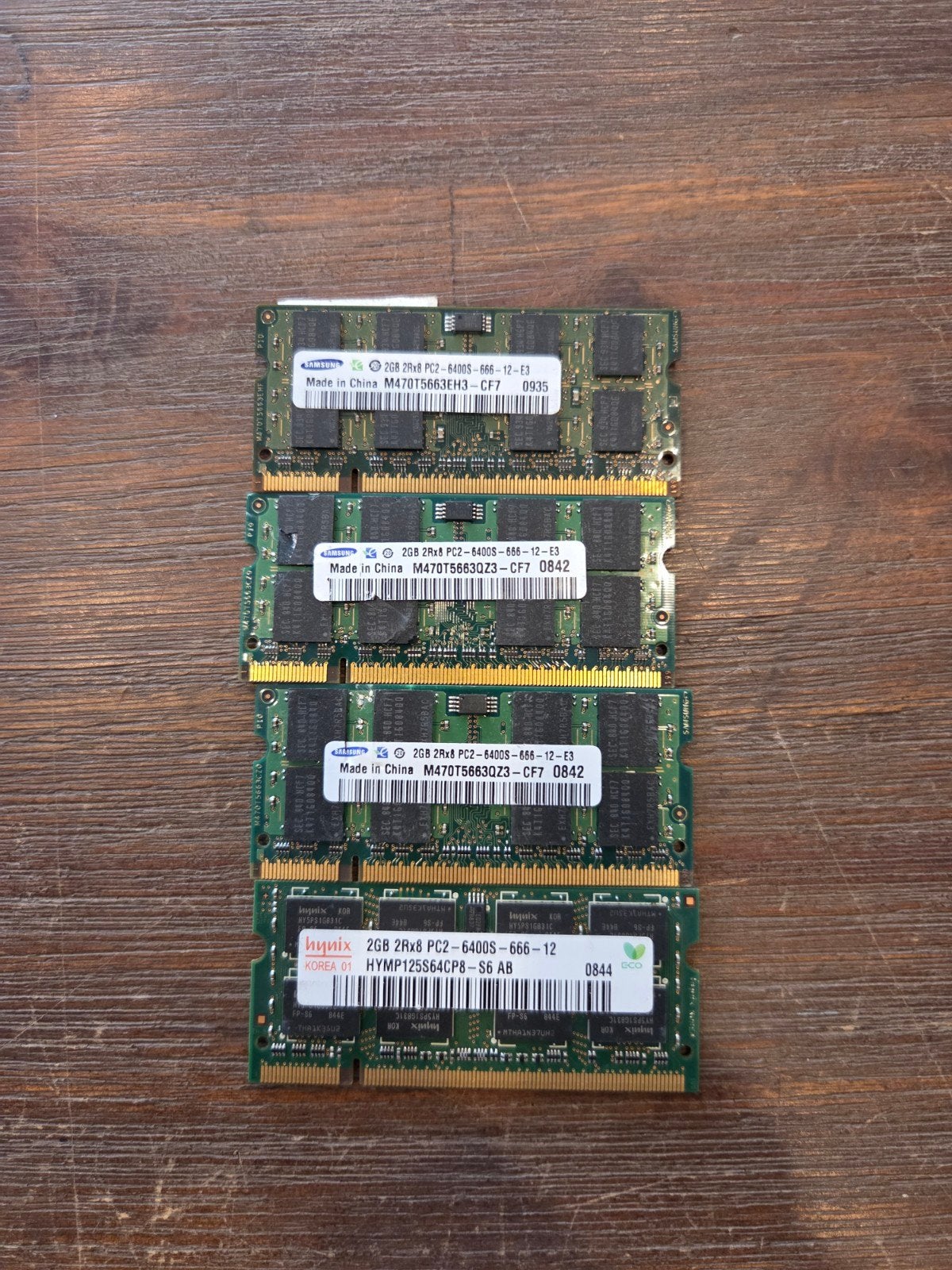 4x 2GB DDR2 SO-DIMM RAM (8GB Totaal) voor Laptop, Ophalen of Verzenden, ., ., .