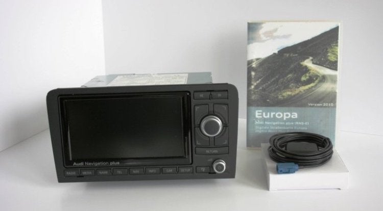 Audi Navigation Plus RNS-E piano lak met Europa kaarten, Ophalen of Verzenden, Nieuw