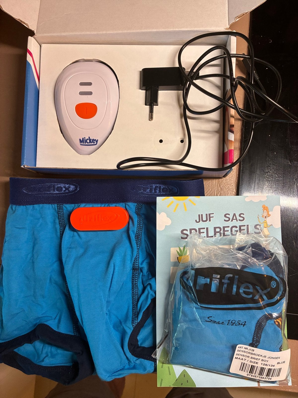 Uriflex Mickey plaswekker set - draadloos, Ophalen of Verzenden, Zo goed als nieuw