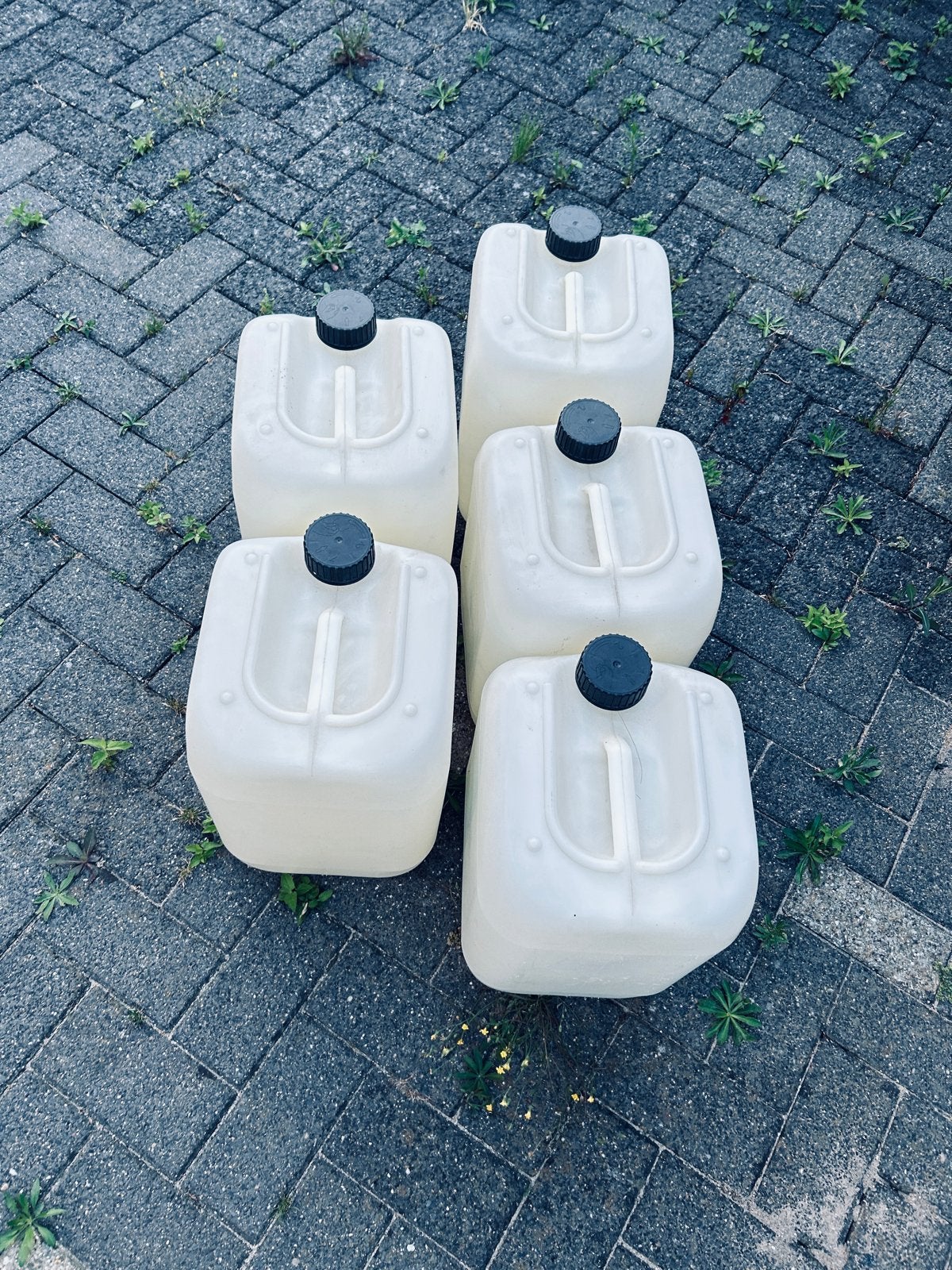 5x Jerrycans - 25 liter, Ophalen, Gebruikt, Motor en Techniek