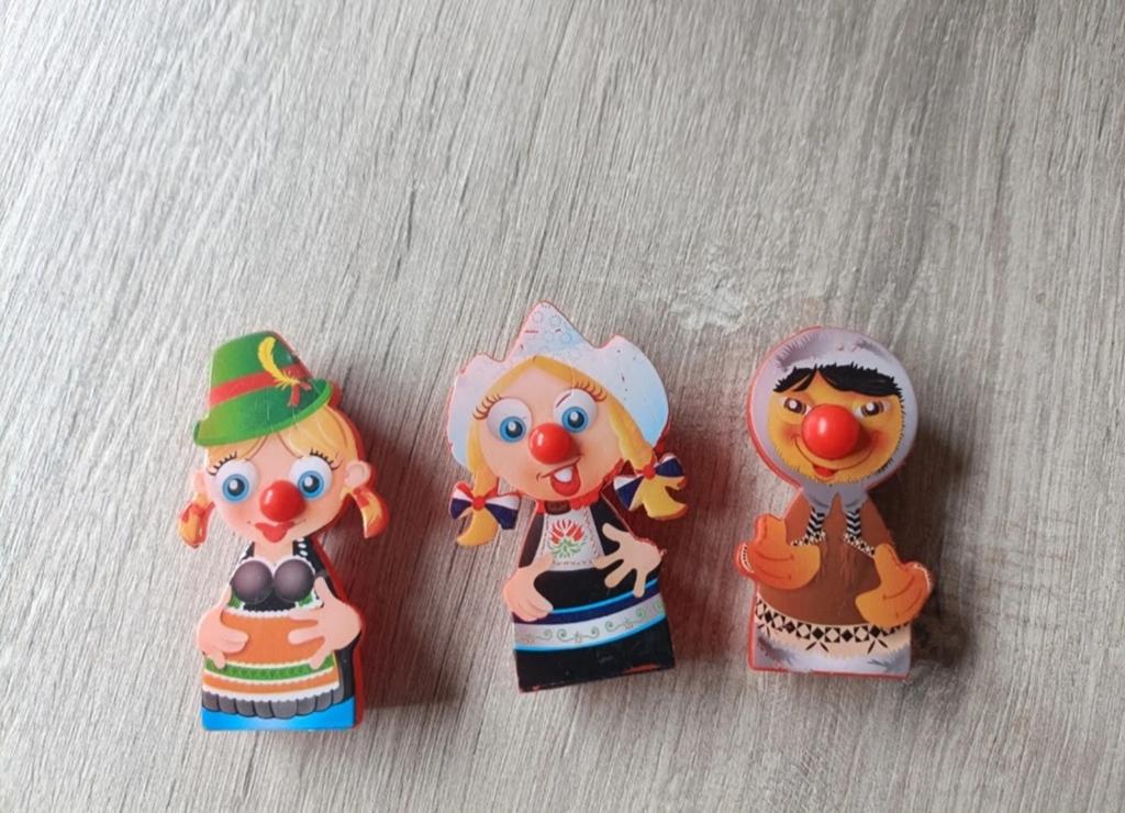 Efteling poppetjes van(Carnaval Festival/Jokie), Verzenden, Gebruikt