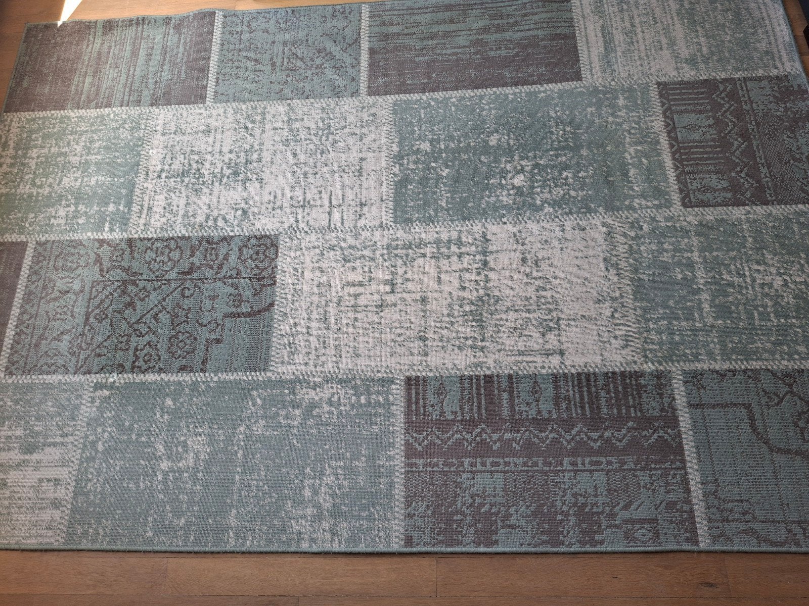 Te koop vloerkleed, Ophalen, Gebruikt, Groen, 200 cm of meer