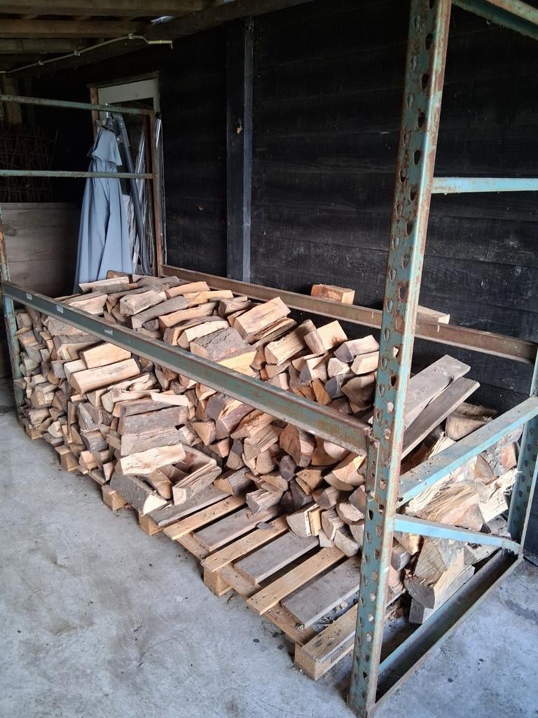 Pallet stelling / opbergen stelling 500 cm, Doe-het-zelf en Verbouw, Overige Doe-het-zelf en Verbouw, Gebruikt, Ophalen