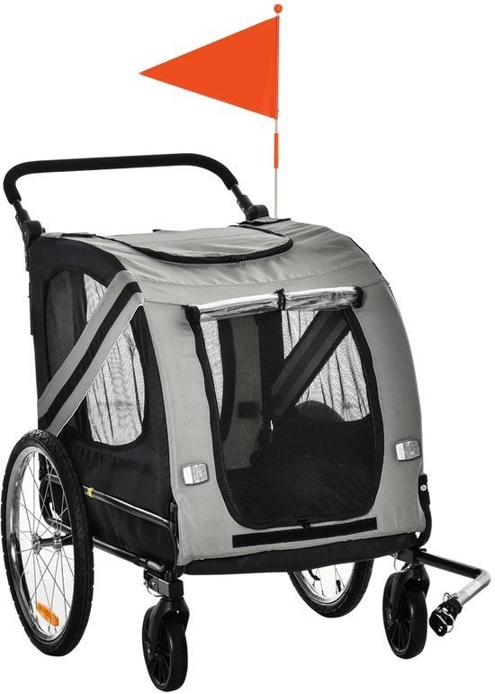 2 in 1 - Fietskar - Fietsaanhanger - Transportaanhanger - Ka, Corvance B.V., Verzenden, Nieuw, Corvancebol@gmail.com
