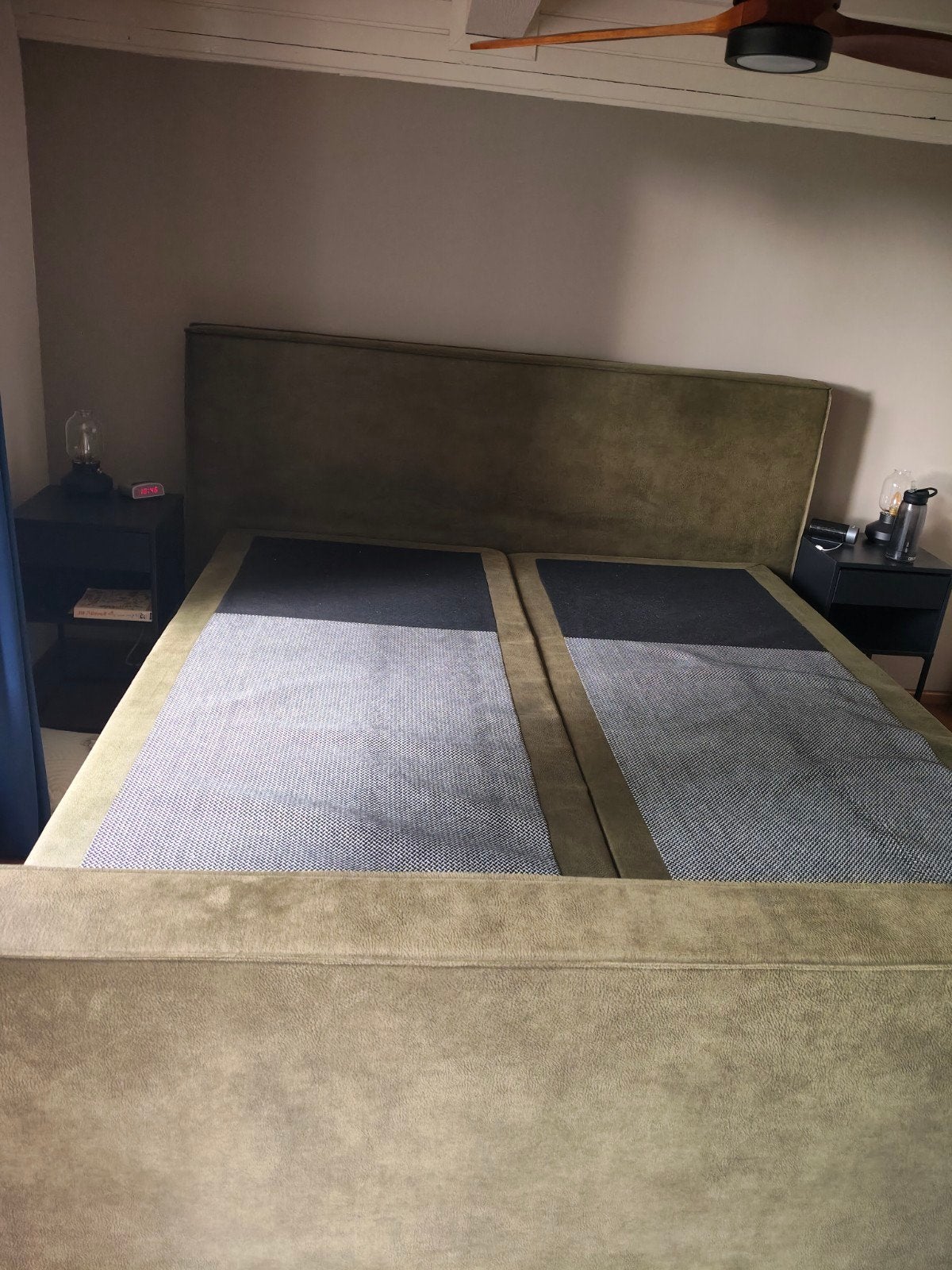 Eastborn boxspring, Huis en Inrichting, Slaapkamer | Boxsprings, Ophalen, Gebruikt, 210 cm, Tweepersoons
