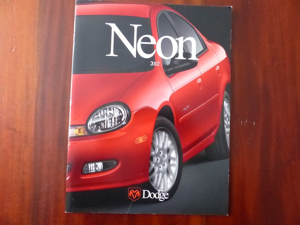 Dodge Neon 2002 brochure USA, Verzenden, Zo goed als nieuw, Overige merken