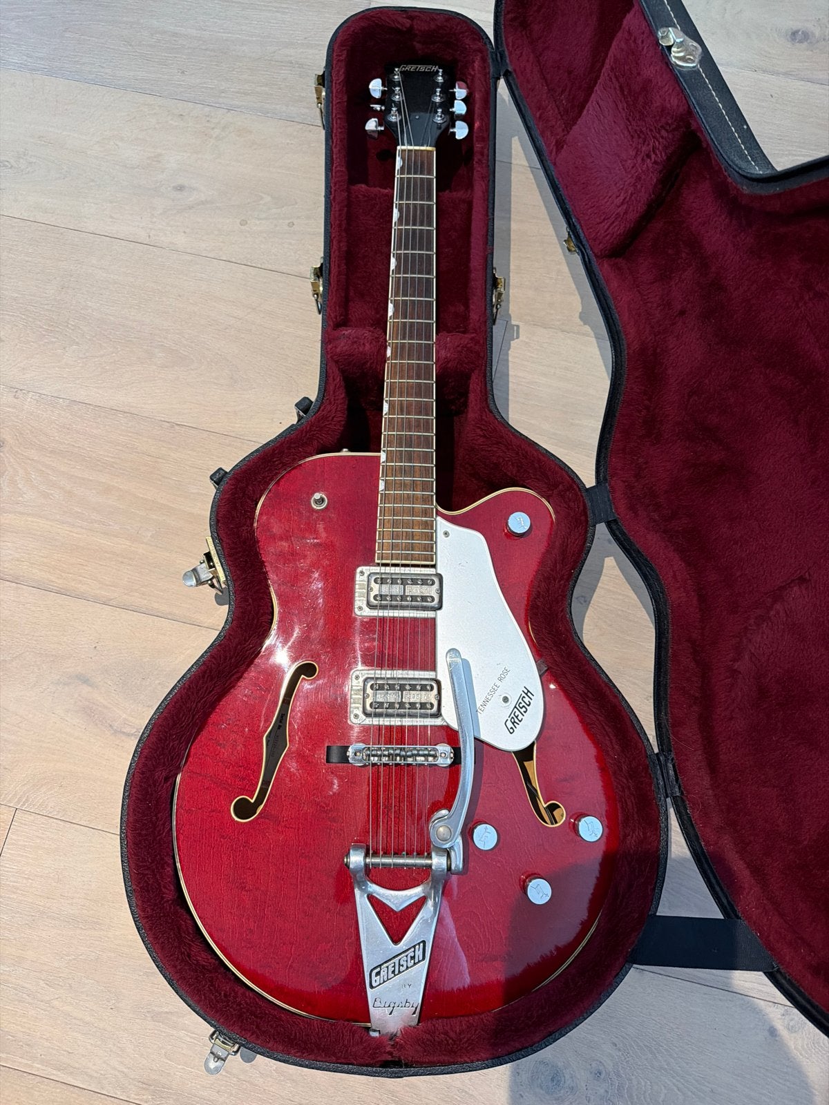 Gretsch Tennessee Rose gitaar - Prachtig geluid!, Ophalen of Verzenden, Gebruikt, Hollow body, Overige merken