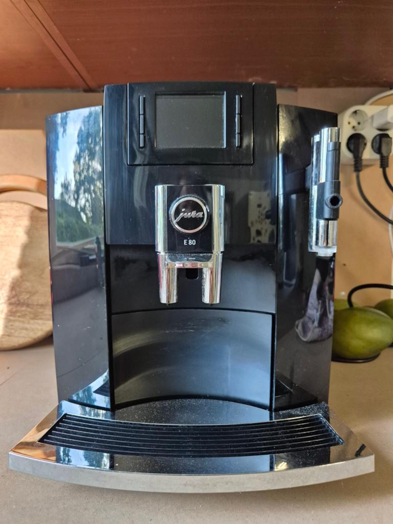 Jura E80 Piano Black Vol automatische koffiemachine, Witgoed en Apparatuur, Koffiezetapparaten, Ophalen of Verzenden, Koffiemachine