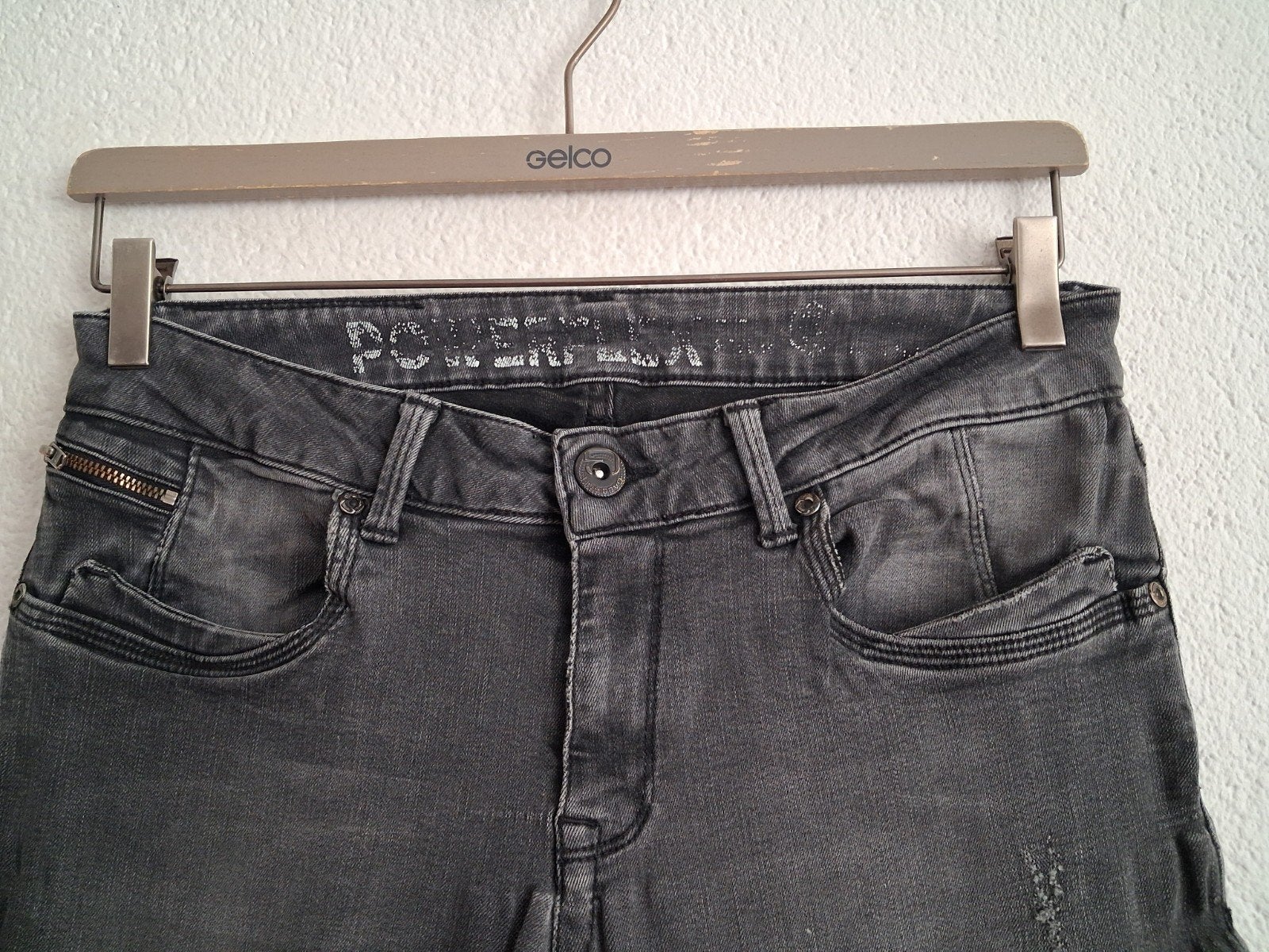 Gabbiano Black Destroyed Jeans W32/L32, Gabbiano, Zwart, W32 (confectie 46) of kleiner, Ophalen of Verzenden