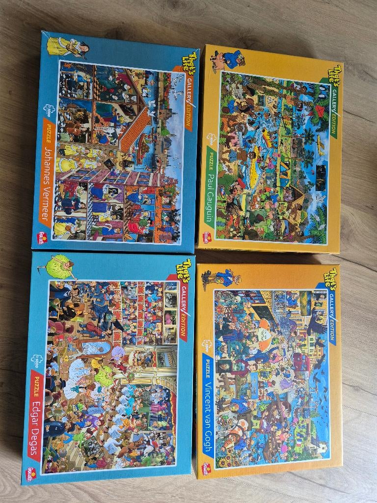 Puzzels 41000 stuks, Ophalen, 500 t/m 1500 stukjes, Zo goed als nieuw, Legpuzzel