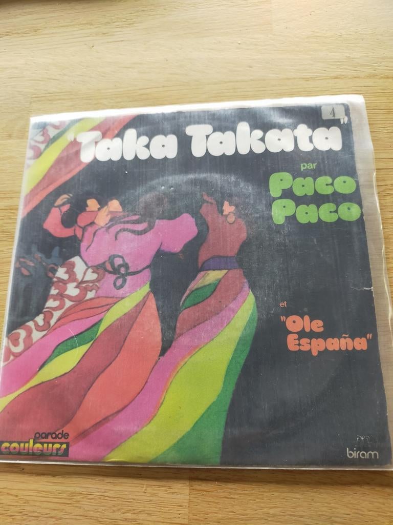 Paco Paco , taka takata, Cd's en Dvd's, Vinyl Singles, Zo goed als nieuw, Pop, Ophalen of Verzenden