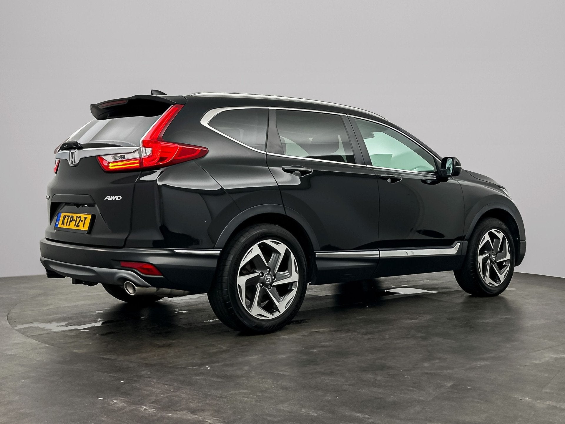 Honda CR-V 1.5 AWD Executive | schuif kantel dak | elektrisc, Auto's, Automaat, 12 maanden, 4 cilinders, Zwart
