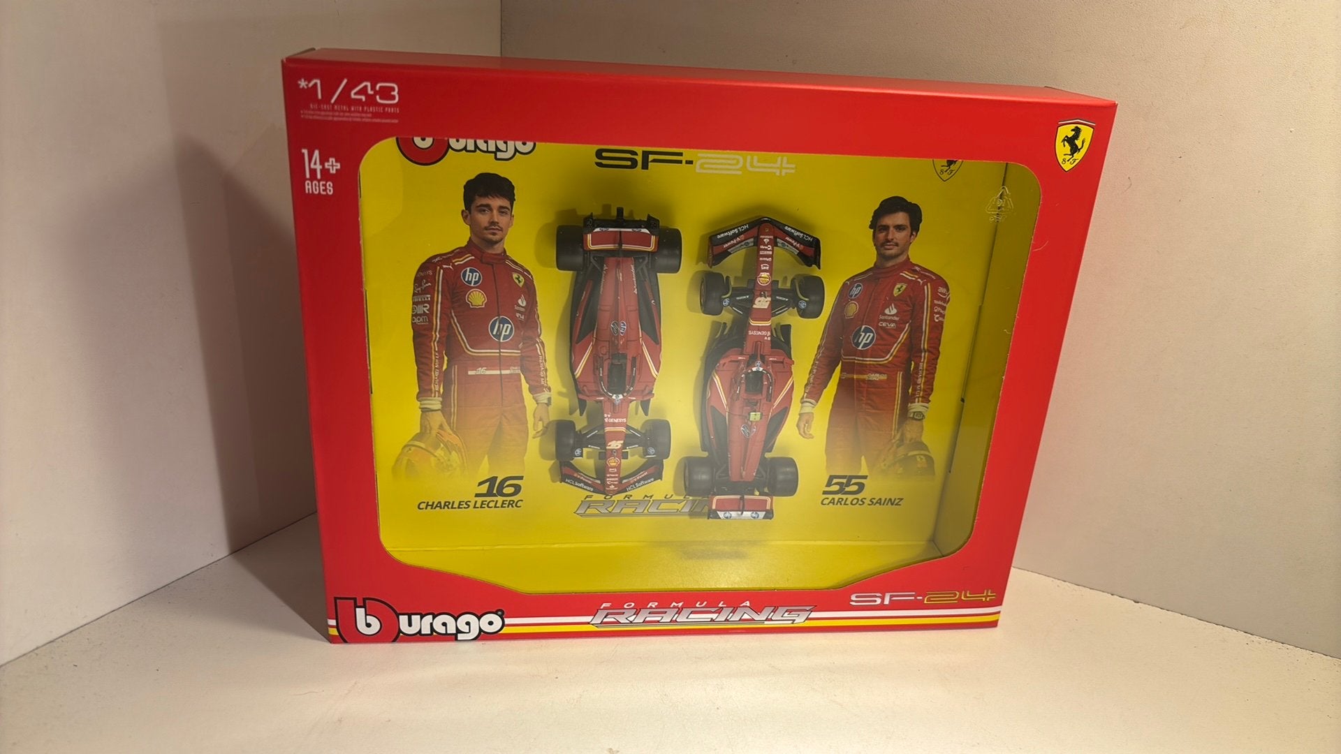 F1 ferrari set sf24 Bburago 1.43