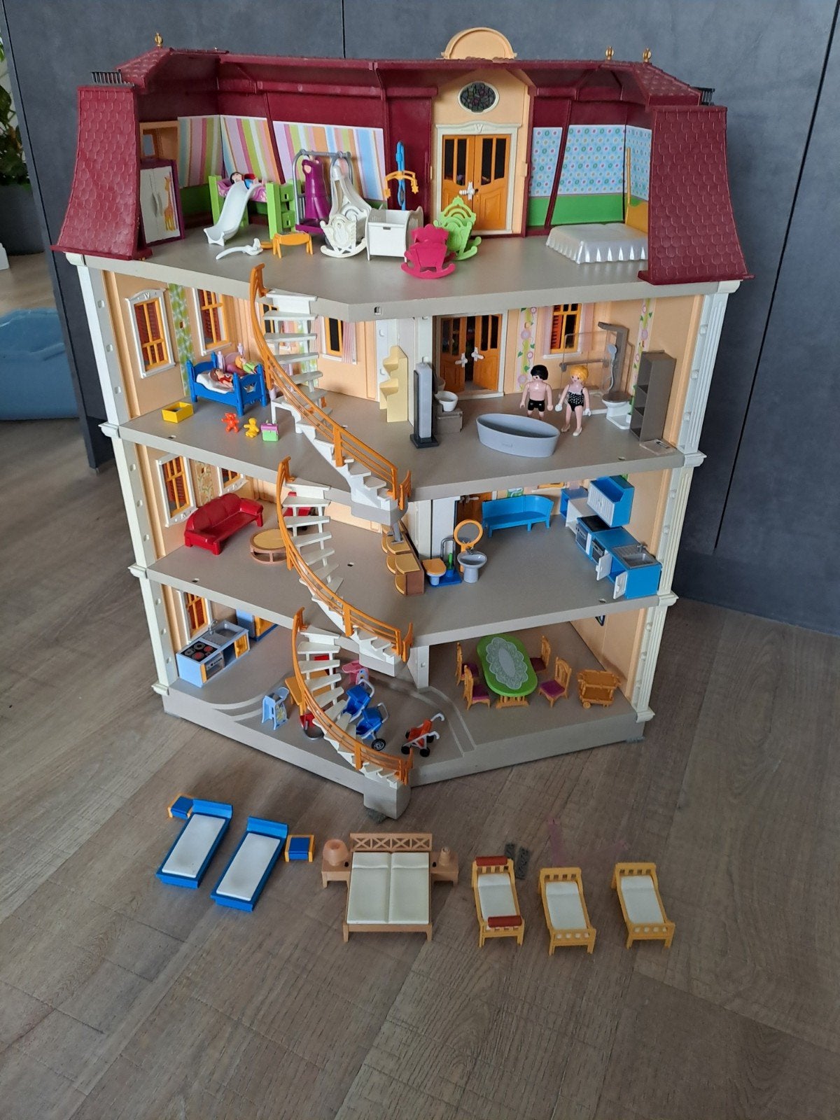 Playmobil 5302 Groot woonhuis met Meubels, Ophalen, Gebruikt