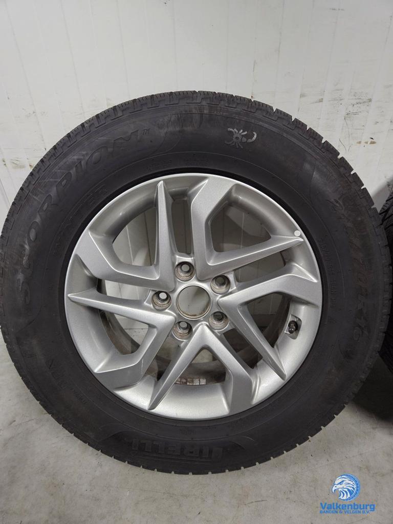 6mm! Originele Hyundai Tucson I35 16 inch velgen TPMS 5x114,, Auto-onderdelen, -, Banden en Velgen, Gebruikt, 215 mm