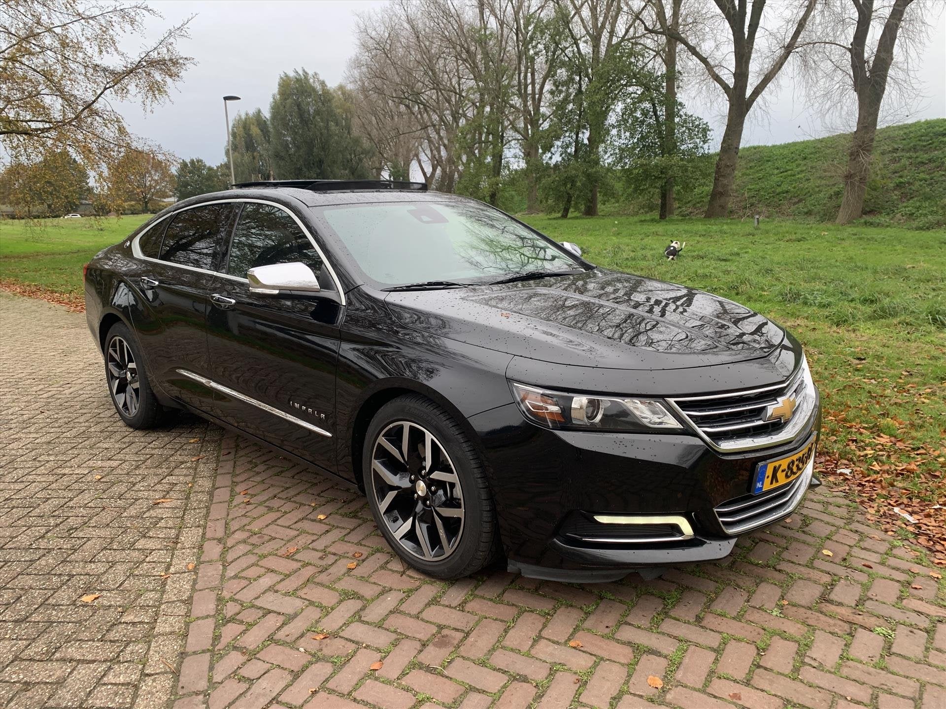 Chevrolet Impala LTZ AUTOMAAT LEER ZEER UNIEKE AUTO, Auto's, Chevrolet, Automaat, Gebruikt, Zwart, Bedrijf