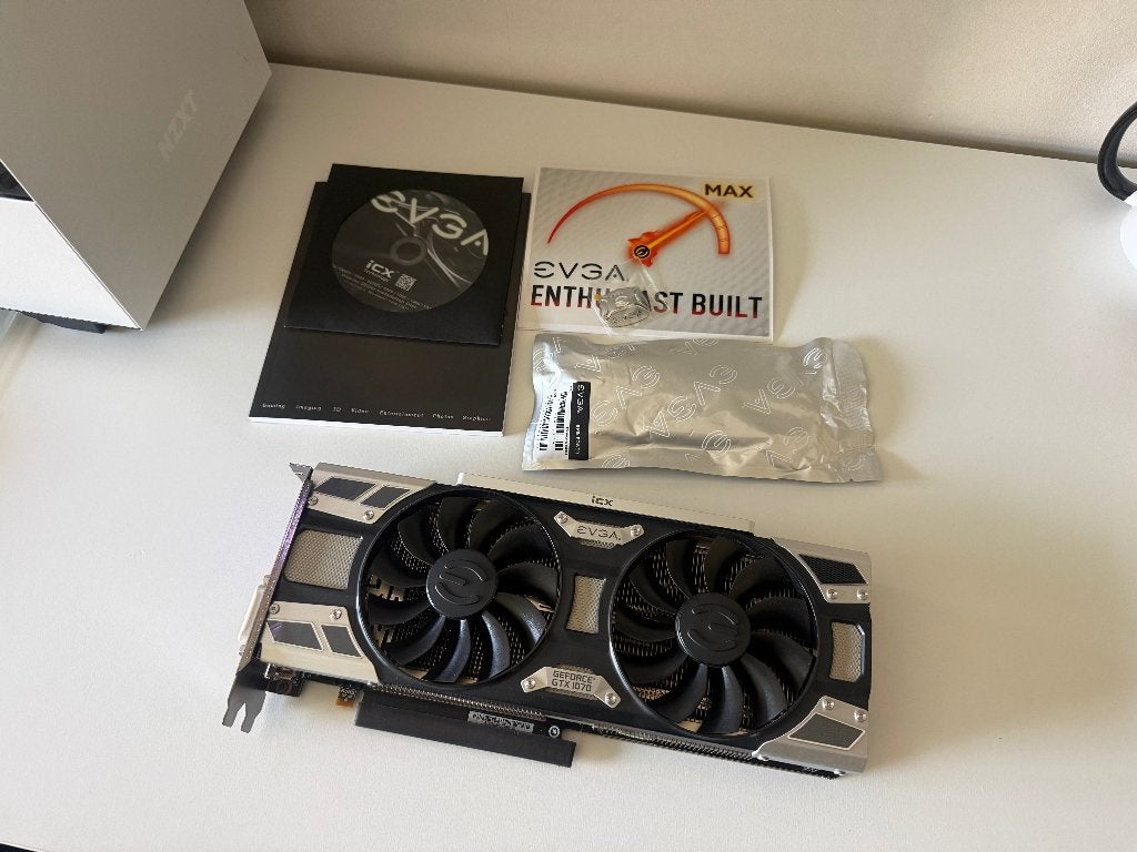 EVGA GeForce GTX 1070 SC 8GB – Originele doos, Computers en Software, Videokaarten, PCI-Express 3, Gebruikt, HDMI, Ophalen of Verzenden