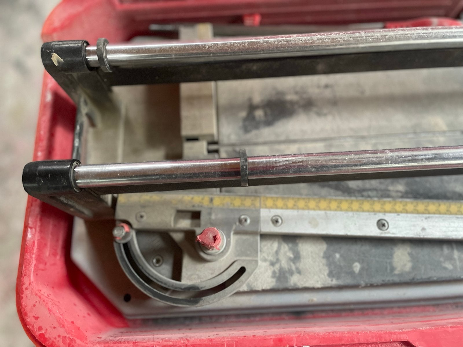 Rubi TX-700 Tegelsnijder in koffer, Ophalen, Gebruikt