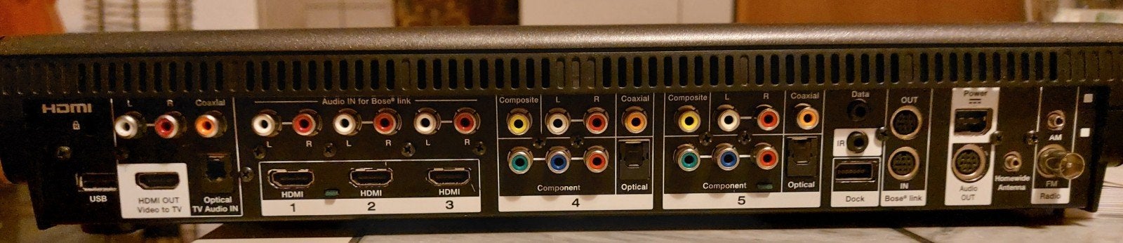 audio/ Bose V35/ achterzijde, Ophalen of Verzenden, Gelijkstroom, Overige merken