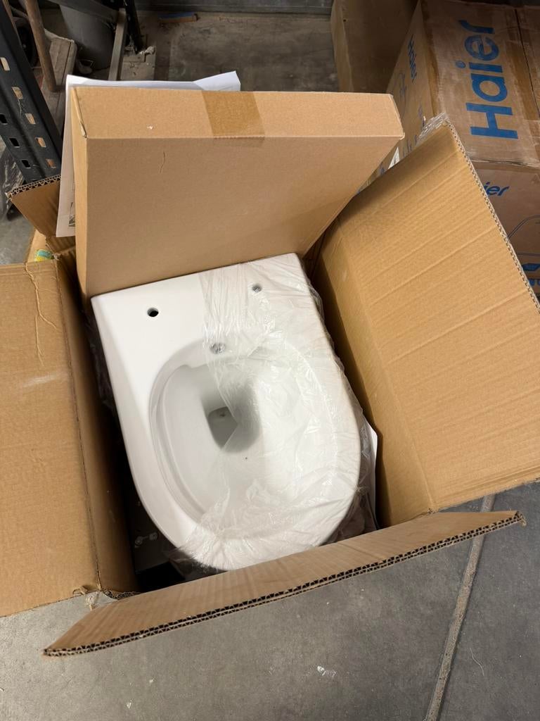 Wandcloset bidet toilet met toilet bril, Ophalen, Zo goed als nieuw, Toilet